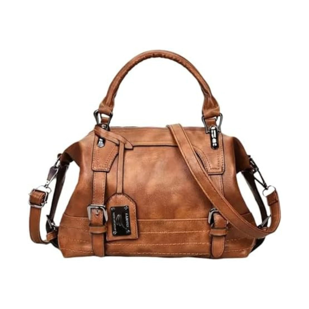 Women's PU Leather Top-Handle Handbag & Shoulder Bag