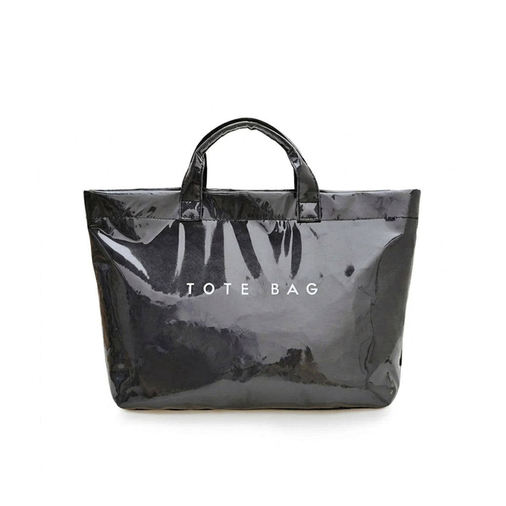 Women's Clear PVC DuPont Paper Handbag for Commuting