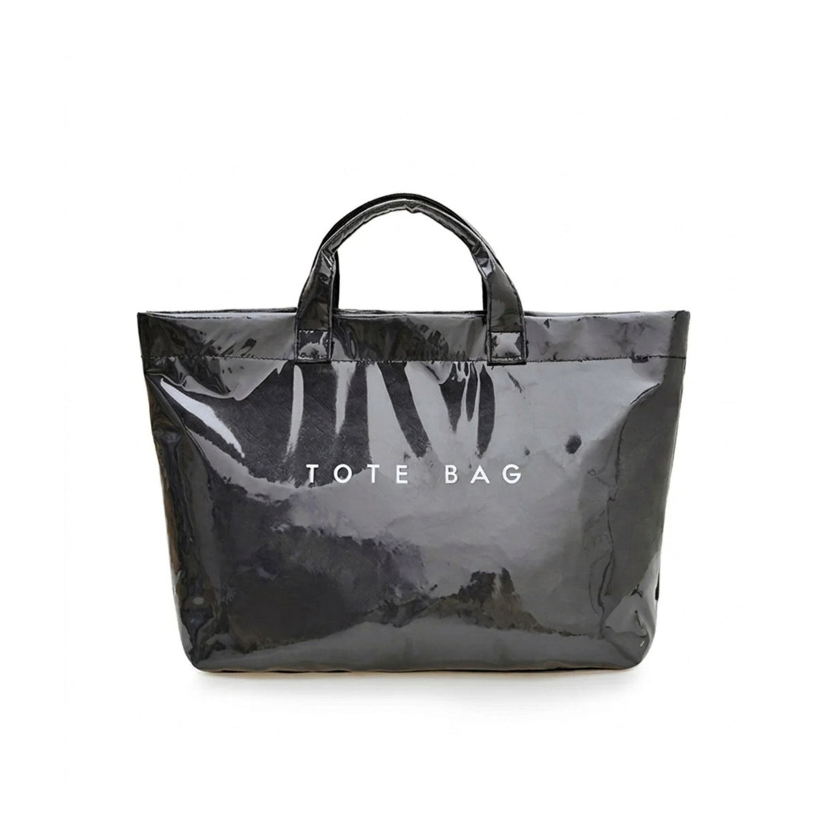 Women's Clear PVC DuPont Paper Handbag for Commuting