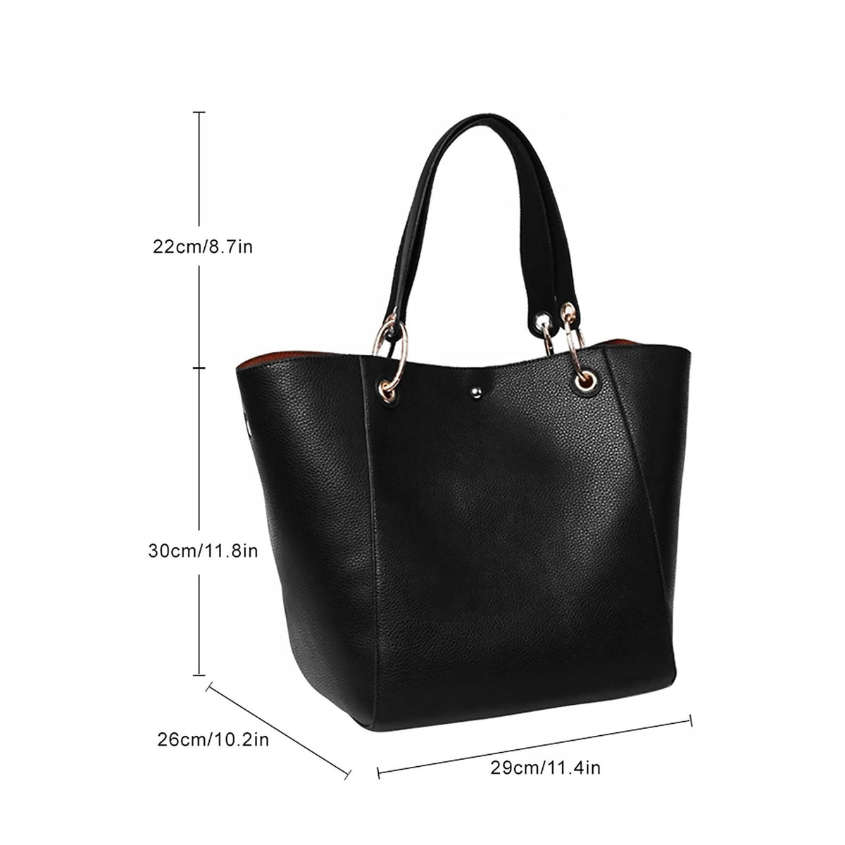 Pahajim Waterproof PU Leather Large Tote Bag for Women