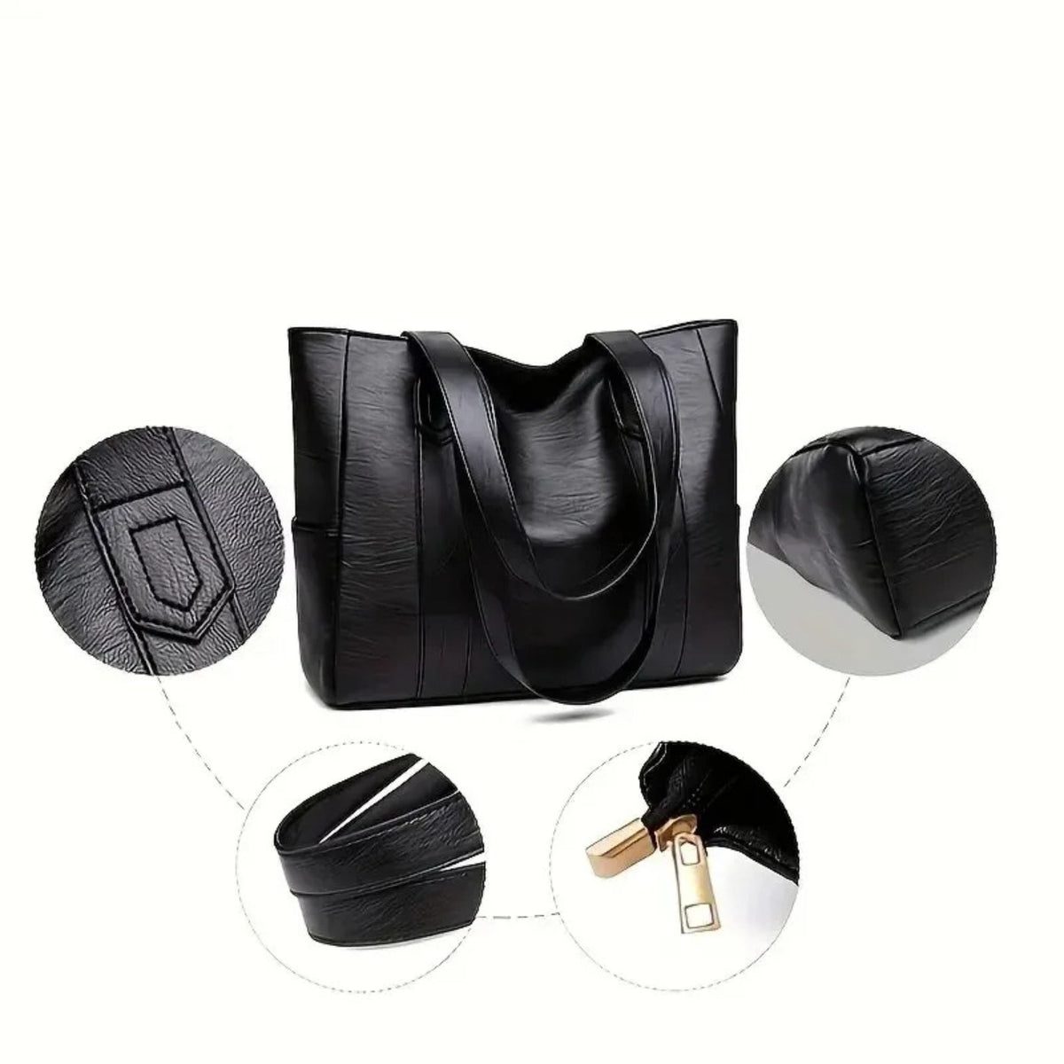 Simple Vintage Casual Handbag & Commute Tote For Women's