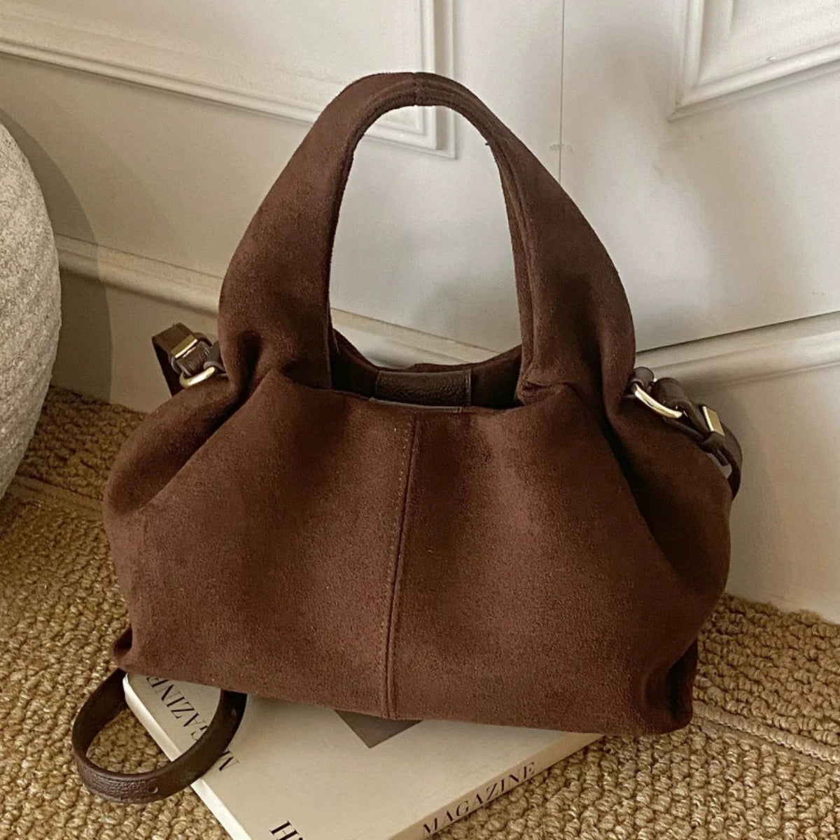 French Cloud Dumpling Bag – Frosted Fashion Handbag & Crossbody