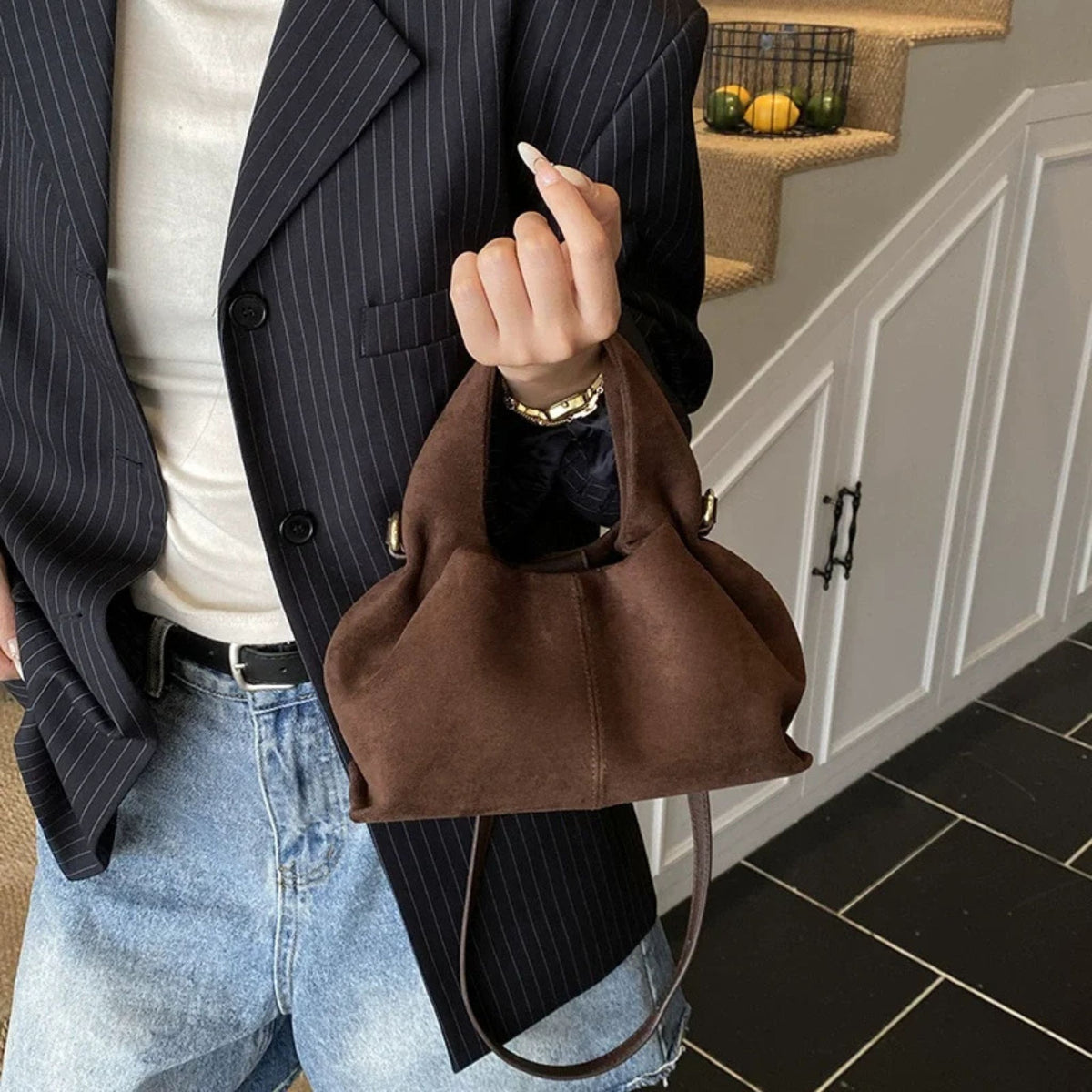 French Cloud Dumpling Bag – Frosted Fashion Handbag & Crossbody