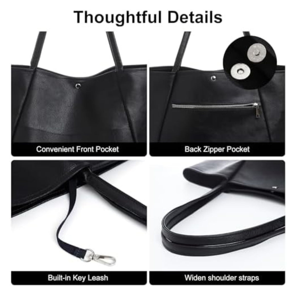 Large 25L Vegan Leather Travel Tote & Weekender Purse