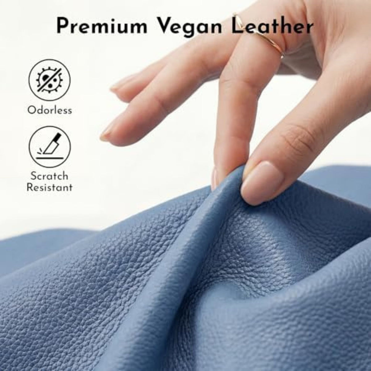 Vegan Leather Bucket Handbag & Shoulder Purse for Women's