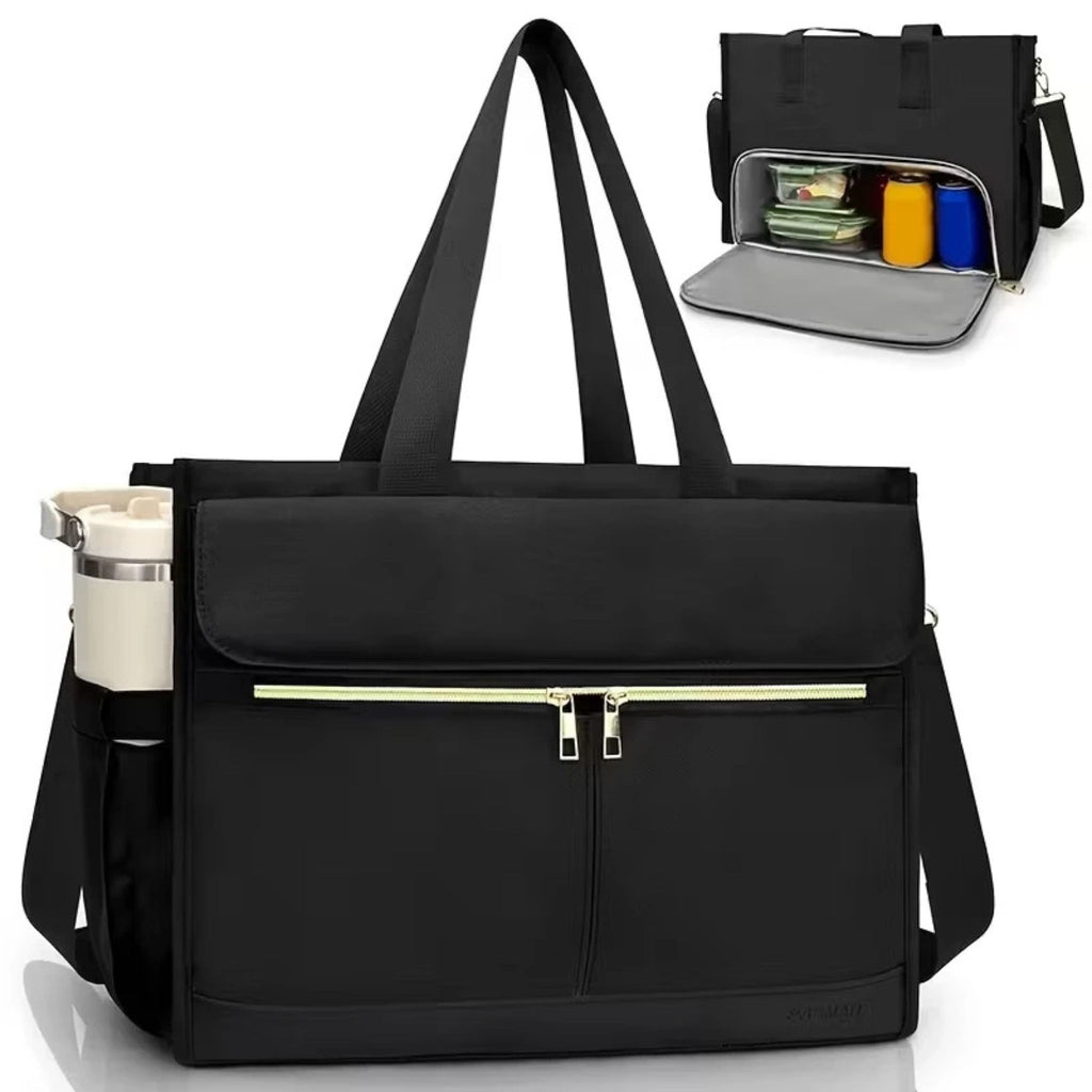 2-in-1 Oxford Fabric Laptop Compartment & Lunch Bag for Office