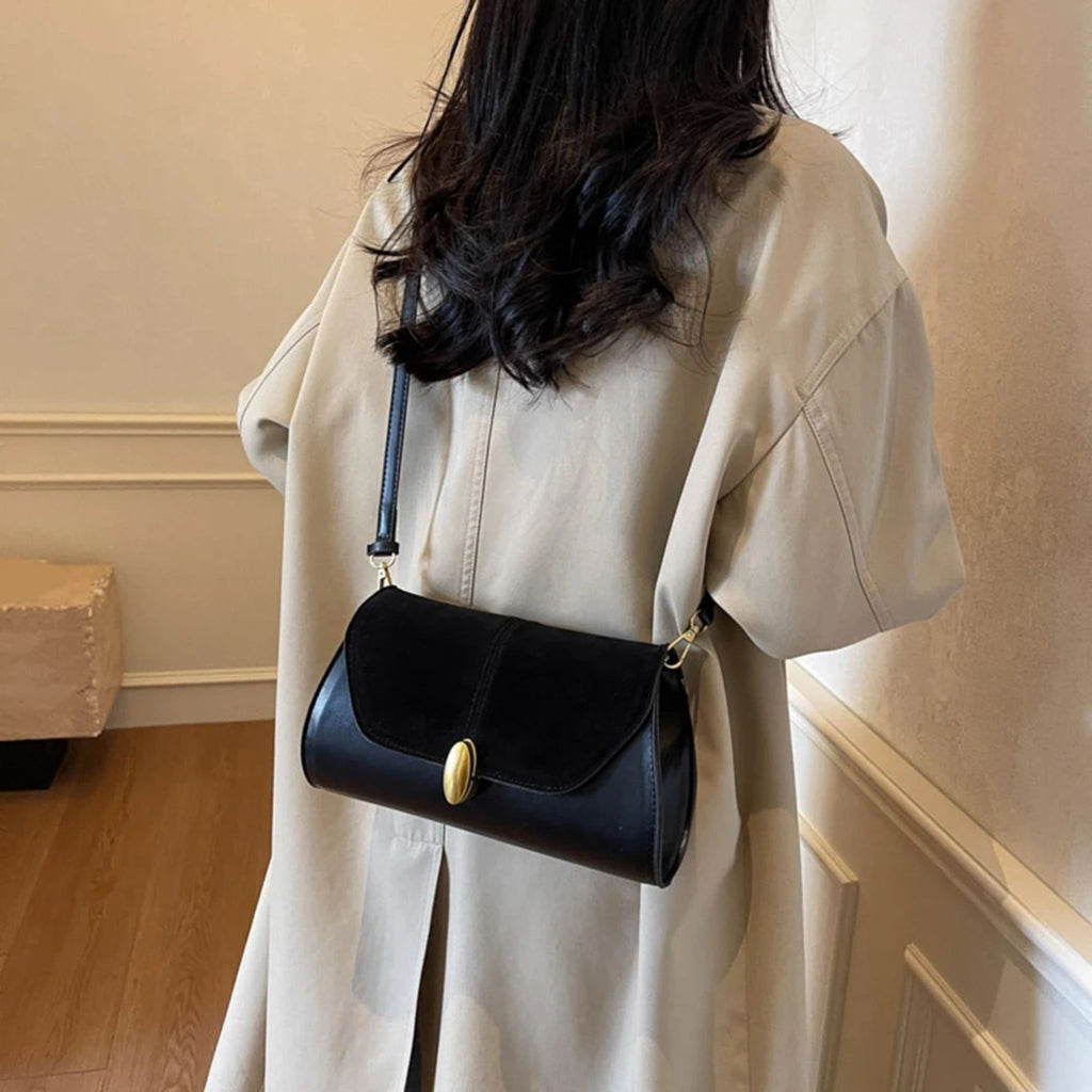 Retro PU Leather Small Tote & Commuting Bag for Women's