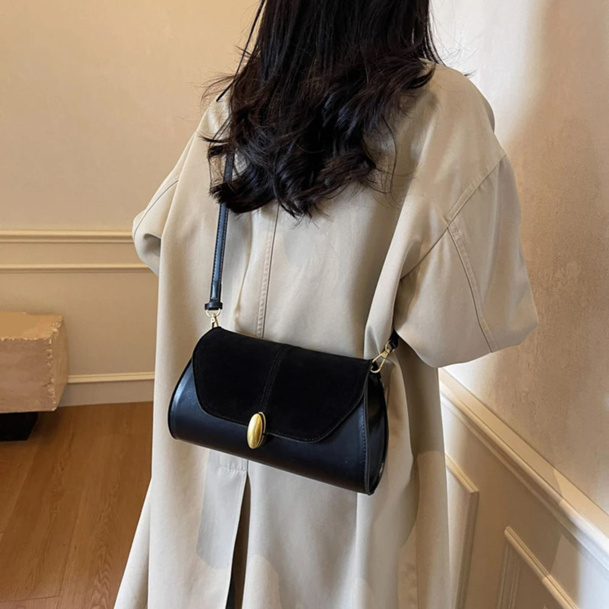 Retro PU Leather Small Tote & Commuting Bag for Women's