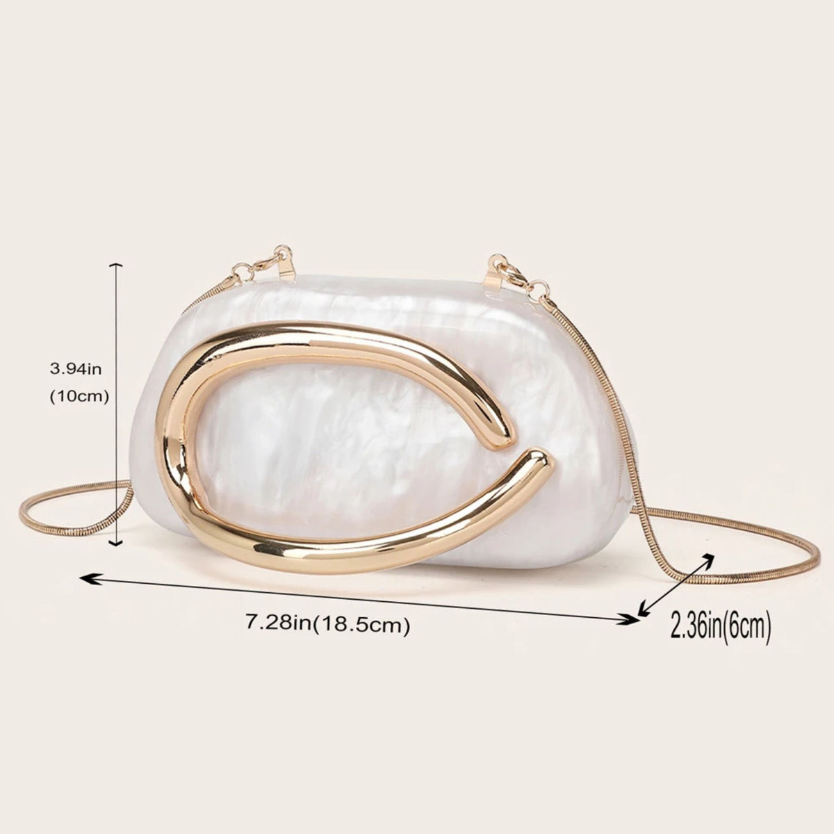 Vintage Luxury Evening Banquet Clutch & Crossbody Bag For Women's