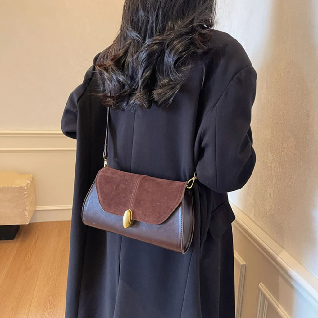 Retro PU Leather Small Tote & Commuting Bag for Women's