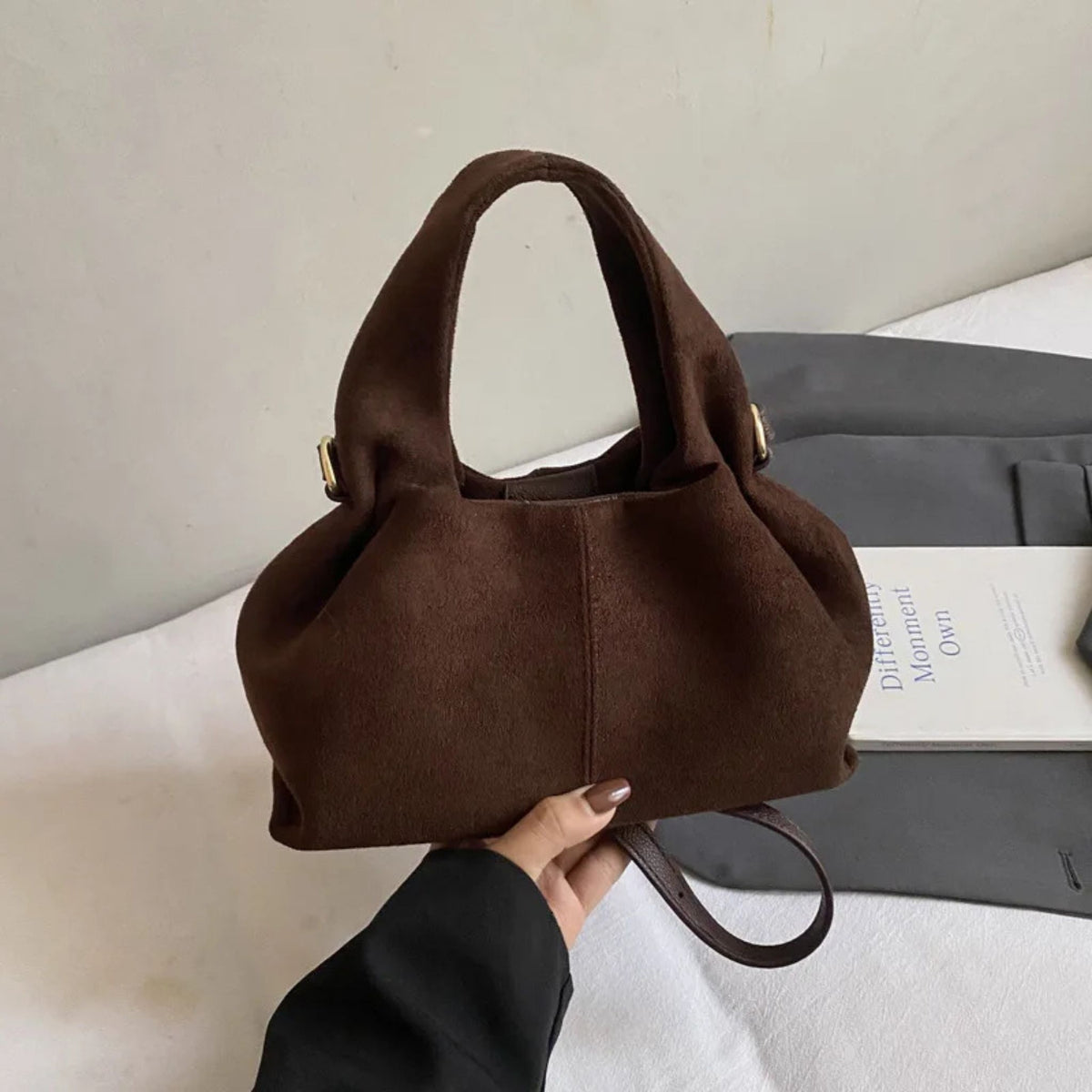 French Cloud Dumpling Bag – Frosted Fashion Handbag & Crossbody
