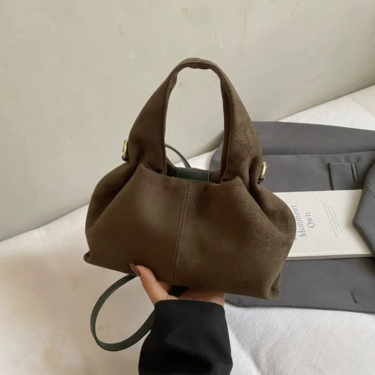 French Cloud Dumpling Bag – Frosted Fashion Handbag & Crossbody