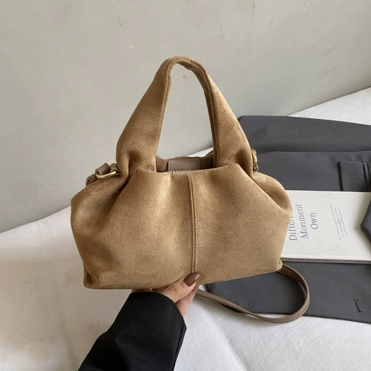 French Cloud Dumpling Bag – Frosted Fashion Handbag & Crossbody