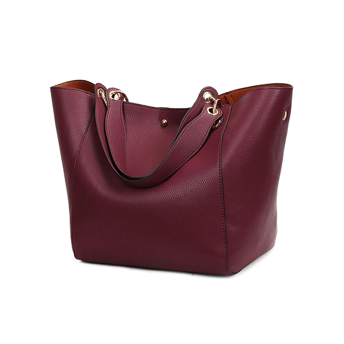 Pahajim Waterproof PU Leather Large Tote Bag for Women